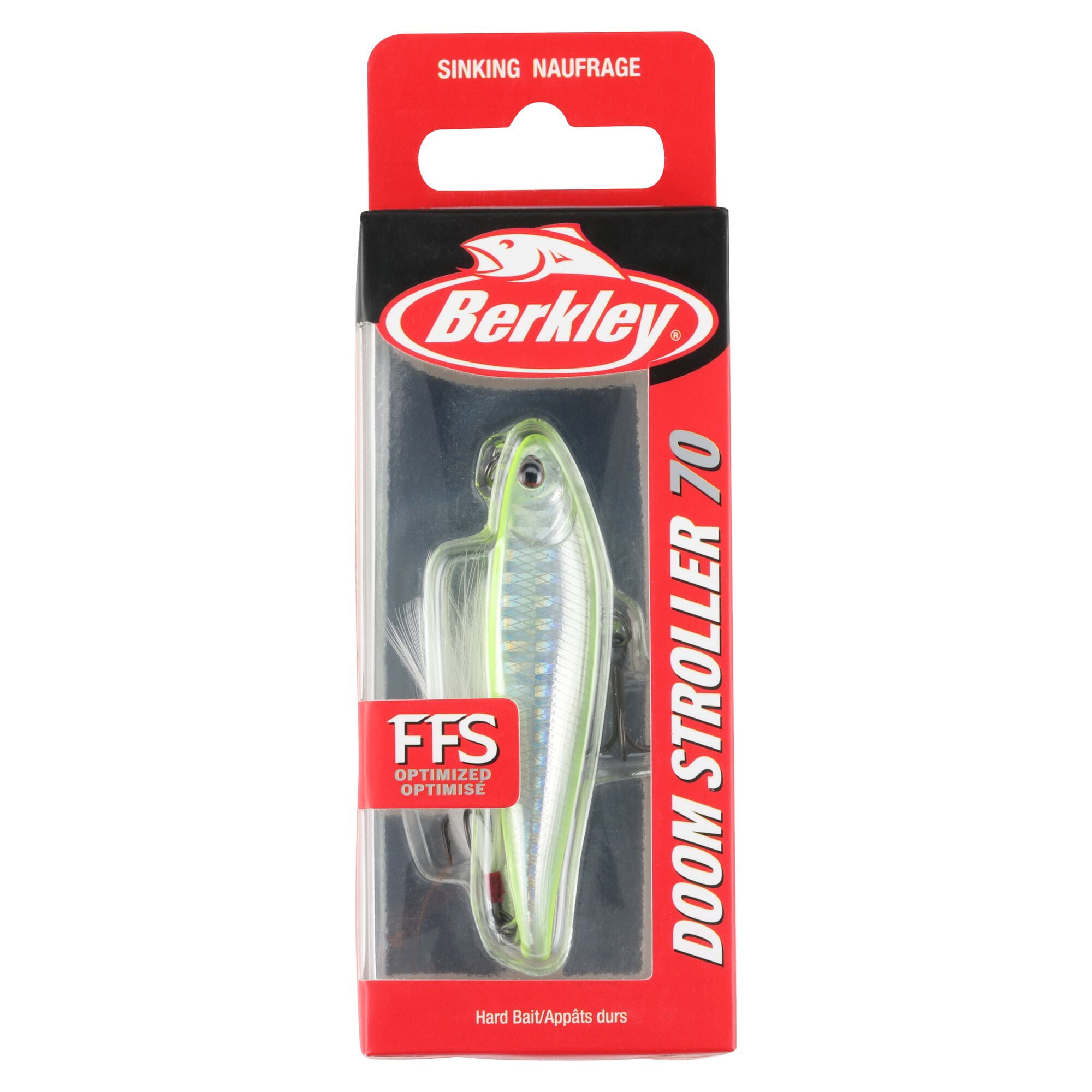 Berkley Doom Stroller Fishing Lure, 2.75 in, Silver Citrus (1-count)
