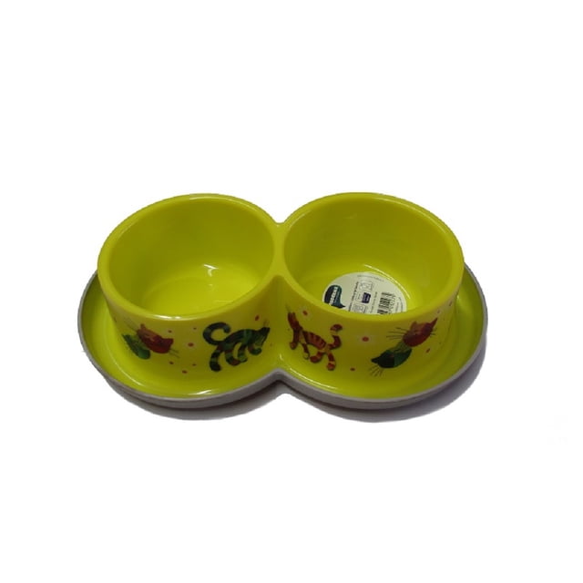 Plato 2x350ml Perro Doble Anti-hormiga Wild Life Verde Limon Modena H136-173-FF