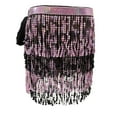 thumbnail image 1 of Bufanda de cintura con borlas encriptadas para danza del vientre para mujer, accesorios para la cintura, bufanda para la cadera, blusa para mujer, 1 of 2