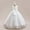 White, variant on Girls Formal Dress Light Green Dress for Girls Tulle Dress for Girls Ball Gown Dresses for Girls Children's Day Outfit 8-10 Years