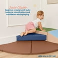 thumbnail image 3 of ECR4Kids SoftZone Junior Adventurer's Summit Ramp Climber, Foam Playset, Earthtone, 4-Piece, 3 of 9