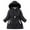 a-Black2, variant on VNKIDY Girls Jacket Kids Toddler Baby Unisex Patchwork Long Sleeve Spring Winter Cute Coat Plush Hooded Padded Jacket Outwear Clothes Fashionable Tops