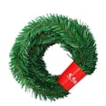 thumbnail image 4 of AMLESO Artificial Rattan Banner Hanging Green PVC Floral Decor Christmas Garland Wreath, 4 of 6