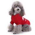 thumbnail image 2 of Navidad impresión mascota invierno Warth suéter para proteger mascota suéter de punto Gloria Suéter del animal doméstico, 2 of 9