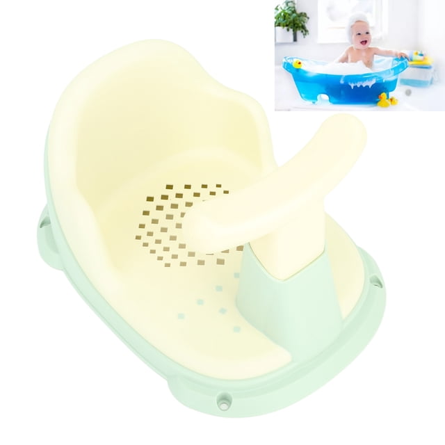 Asiento De Baño Para Bebés Asiento De Baño Para Bebés Asiento De Baño Para Niños Pequeños Con Botón De Agua Y Respaldo Ajustable 4 Ventosas Para Mayor Seguridad Se