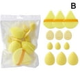 thumbnail image 1 of 12-Piece Set Powder Puff Beauty Egg Sponge Air Cushion Makeup Does Not Absorb Powder Dry And Wet Dual Use, 1 of 1