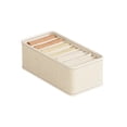 thumbnail image 3 of Foldable Fabric Underwear & Sock Organizer Box with Compartments | Drawer Storage Organizer for Dorm, Bedroom, or Closet | Space-Saving Foldable Design, 3 of 7