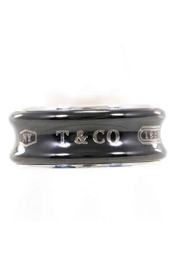 Pre-Owned Tiffany & Co. 1837 Silver Ring, 1 piece, Total Weight 7.0g Condition.