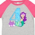thumbnail image 4 of Inktastic Fourth Birthday Mermaid Girls Toddler T-Shirt, 4 of 5