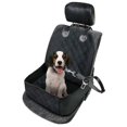 thumbnail image 1 of Dog Car Front Seat Cover Pet Safety Protector Hammock Waterproof Mat & Seatbelt, 1 of 5