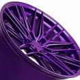 thumbnail image 3 of 1 X XXR 582 19X8.5 5-4.5 73.1 Hub +40 Offset Purple Wheel Rim, 3 of 3