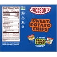 thumbnail image 2 of Jackson's Sweet Potato Kettle Chips with Sea Salt, Avocado Oil, Free of Top 9 Allergens, 1 oz, 10 Count, 2 of 5