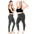 thumbnail image 2 of Women's and Plus Size Ankle Length Cotton Leggings, 2 of 5