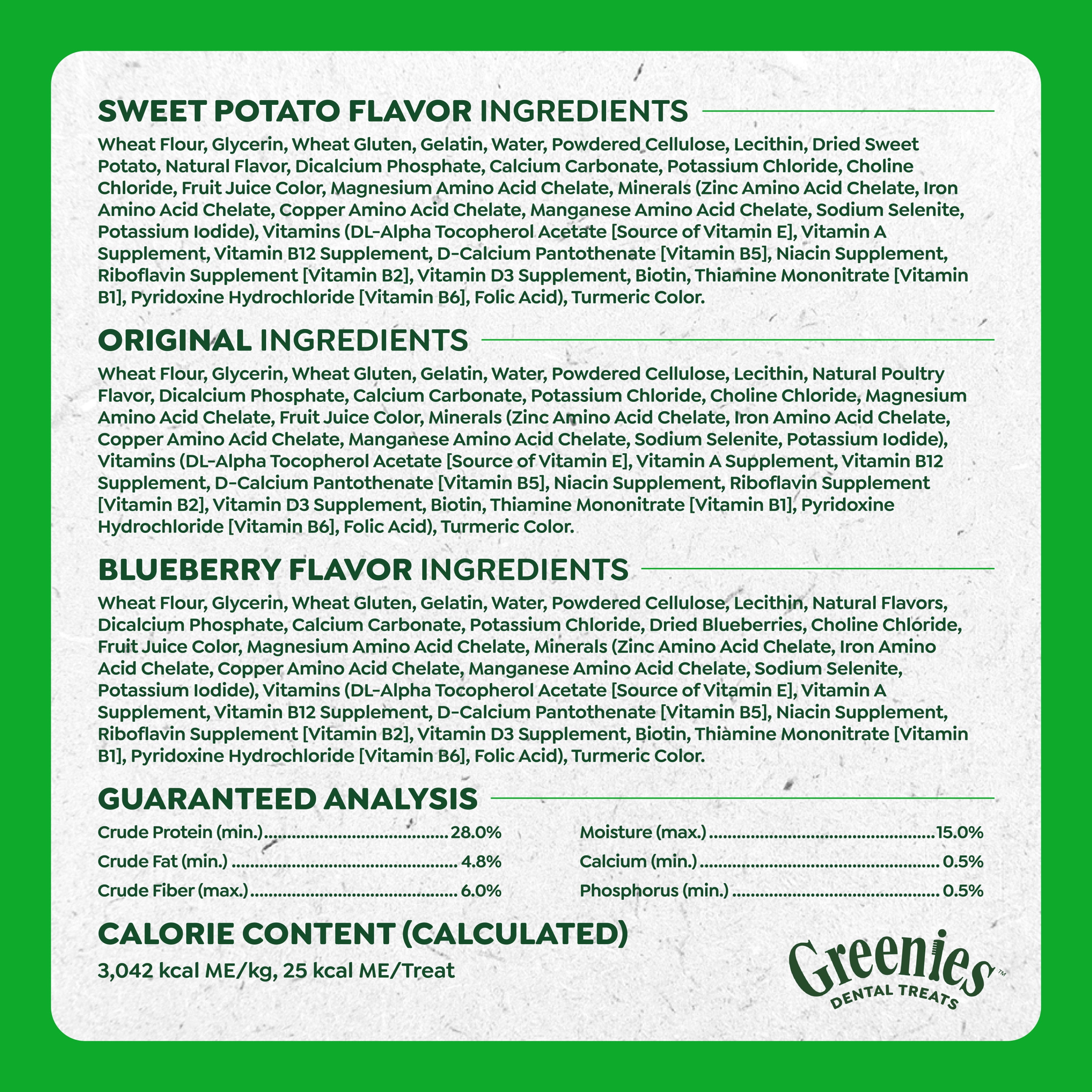 Greenies Adult Natural Dental Dog Treats 3 Flavors, Teenie Size, (3) 12 Oz Packs (130 Count)