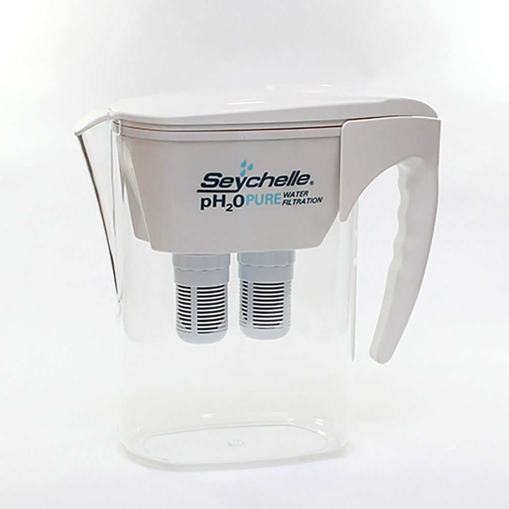 LARGE FREE SHIP **^^ SEYCHELLE PH2O PURE ALKALINE WATER FILTER PITCHER 