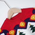 thumbnail image 3 of Posijego Toddler Baby Ugly Christmas Sweater Long Sleeve Crew Neck Cute Knit Sweater Pullover Top Girls Boys, 3 of 4