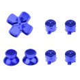 thumbnail image 3 of Botones De De Metal De 2 Piezas Botones ABXY + Thumbsticks Empuñadura De Pulgar Y Almohadilla D De Cromo Para PS4 4 Kit De Controlador Baoblaze Tapa de la palanca del pulgar, 3 of 8