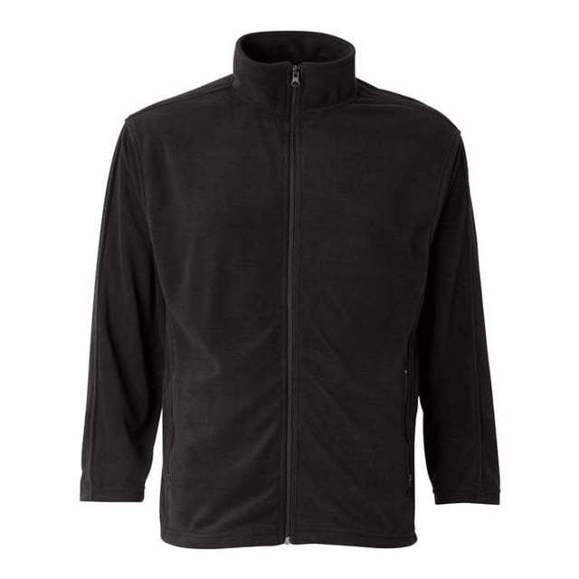 Featherlite - Microforro polar con cremallera completa para hombre (negro ónix) (3X) PlumaLite 3301