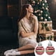 thumbnail image 1 of Ganfancp Moda Navidad Lentejuelas Copo de Nieve Resina Estrella Lámpara Oreja Gancho Pendiente Ofertas Del Día Un Par de Pendientes., 1 of 3