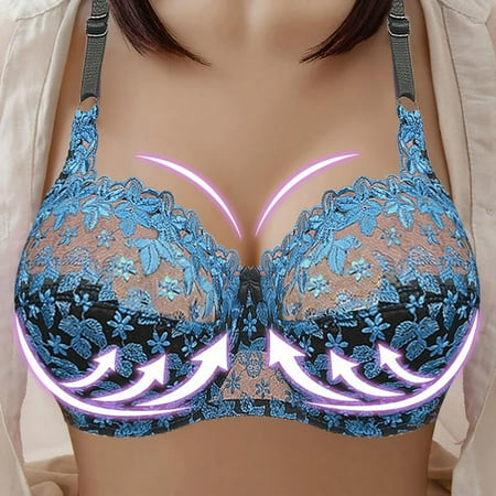 

MIARHB Women Large Size One-Piece Bra Underwear Solid Color Thin Bra