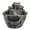 Silver, variant on Resin Succulent Pot, Multi-Compartment Bonsai Container, Fairy Garden Micro Landscape Planter (Silver)