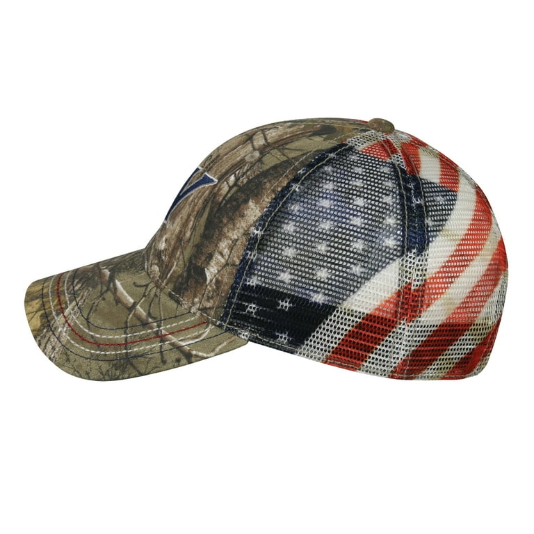 Realtree american flag hat sale