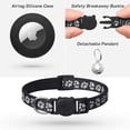 thumbnail image 5 of 2 Pack Airtag Cat Collar Breakaway with Bell,Reflective Kitten Collar with Apple Airtag Cat Collar Holder(does not contain Apple Airtag),Adjustable 7-12In,Safety Buckle for Girl Boy Cats, 5 of 6