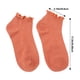 thumbnail image 4 of 5 pares mujer volante turno-manguito tripulación de tobillo bajo corte calcetines de algodón (color surtido), 4 of 5