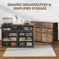 thumbnail image 6 of Dresser for Bedroom TVfor 55” TV, Entertainment Center with 10 Drawers, Storage Organizer Unit for Living Room, Closet, Entryway, Hallway, 6 of 9