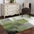 thumbnail image 6 of Rectangle Rug 4x6ft Area Rug, Sage Green Oil Painting Art Area Rugs for Living Room Bedroom, Retro Gray Gradient Floor Mat Non-Slip Non-Shedding Carpet Indoor Accent Rugs, 6 of 9