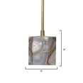 thumbnail image 3 of Jamie Young Co Hex Agate Pendant  in Purple, 3 of 7