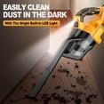 thumbnail image 5 of Cordless Vacuum for DeWalt 20V Battery, Portable Handheld & Stick 2-in-1 Cleaner with 16000Pa Suction, 10L Capacity, HEPA Filter, Attachments, Includes 1 Battery for Home, Car, Floor, 5 of 8