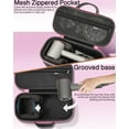 thumbnail image 2 of Hard Storage Case for  Hair Dryer, Black with Soft Lining - Travel Bag with Shockproof Protection, 2 of 6