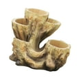 thumbnail image 1 of Tocón de árbol, maceta, planta, contenedor, estatua, maceta, regalo, decoración, resina decorativa Rojo, 1 of 9