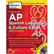 Cracking the AP Spanish Language & Culture Exam with Audio CD, 2019 Edition: Practice Tests & Proven Techniques to Help You Score a 5 [Paperback - Used]