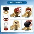 thumbnail image 3 of 720A Pressure Vacuum Breaker Repair Kit and Bonnet Compatible with 1/2In,3/4In,and 1In VacuumBreaker, 3 of 3