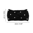thumbnail image 3 of Unique Bargains 1 Pc Fashion Headband Pearl Pattern Black, 3 of 5