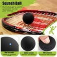 thumbnail image 2 of 3 Pcs Blue Dot Squash Balls - Fast Speed Training Balls for Professional Players, 2 of 8