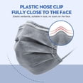thumbnail image 3 of Mascarilla desechable para salud respiratoria, cubierta bucal a prueba de polvo, máscara de seguridad de 4 capas, 50 Uds., 3 of 5