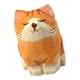 thumbnail image 4 of Adorno de colección de escultura pintada a mano de estatua de Animal de madera bonita de 2 piezas Lowrie y gato Fernando Estatuilla Estatua, 4 of 8