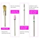 thumbnail image 4 of Kit de 7 cabezales de acero tungsteno y diamante para manicura, esmaltado y remoción de uñas, modelo NDB-85-07#. Ideal para preparación de uñas artísticas y eliminación de piel muerta. Fácil de, 4 of 6