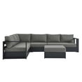 thumbnail image 4 of Modway Tahoe 5-Piece Sectional Sofa Set in Gray Charcoal, 4 of 11