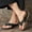 Black, variant on Stretch Orthotic Slide Sandals Cross Sandals Woven Beach Wedge Slippers Shoes