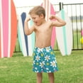 thumbnail image 4 of FORMRS Boys Swim Trunks Quick Dry Mesh Liner Boardshorts Sizes XS-XL, Small Daisy, 4 of 7