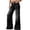Black, variant on Fnooota Women's Wide Leg Jeans, Baggy Mid Rise Stretchy Casual Denim Pants with Pockets White Size M