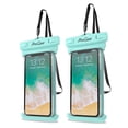 thumbnail image 1 of Funda impermeable para teléfono ProCase, paquete de 2 para iPhone y Galaxy, 1 of 7