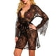thumbnail image 2 of Traje de ropa interior Mujer Vestido de encaje sexy Vestido transparente Bordado Lencería, L kenally XX000101-03, 2 of 7