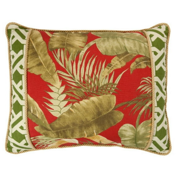 Captiva Breakfast Pillow with Accent Bands