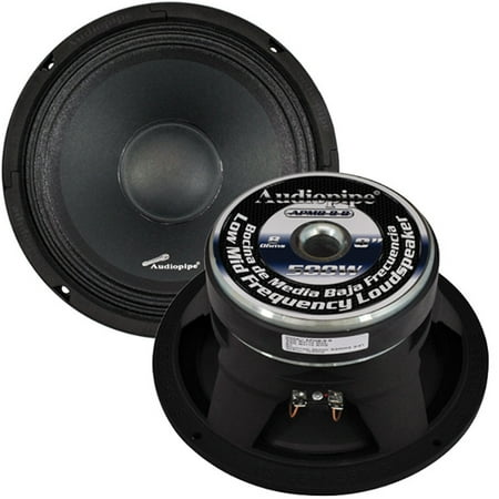 Audiopipe 8" Midbass(Sold each) 500W 8Ohm Cast Basket