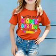 thumbnail image 2 of Y-Sunset Kindergarten Shirts for Girls Watch Out Kindergarten Here I Come Shirt Kids Back to School T Shirt Children School Tee 12-13 Years&Orange, 2 of 4